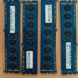 4 memorie Ram da 4 GB l'una