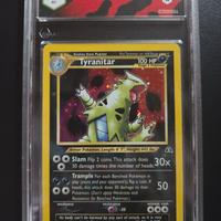 Tyranitar holo 12 neo discovery autentificato graa