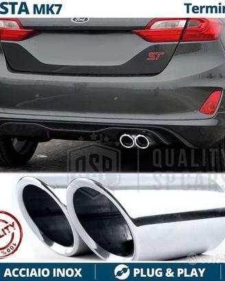 TERMINALI di Scarico Ford FIESTA ST MK7 CROMATI