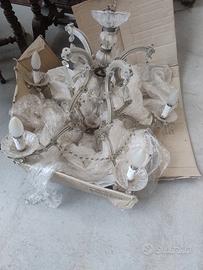 lampadario in vetro