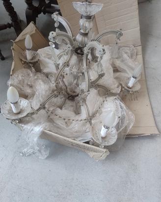 lampadario in vetro