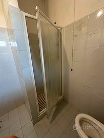 Porta per doccia vetro piumato 1 anta