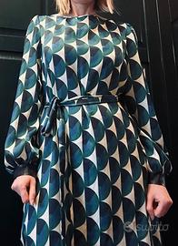 Vestito donna con cintura abbinata