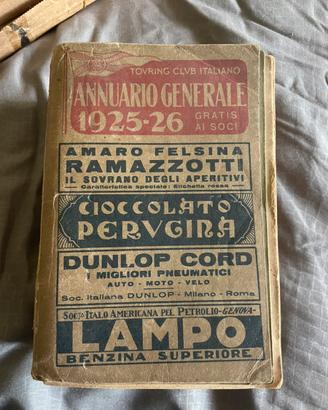 Touring Club Italiano – Annuario Generale 1925