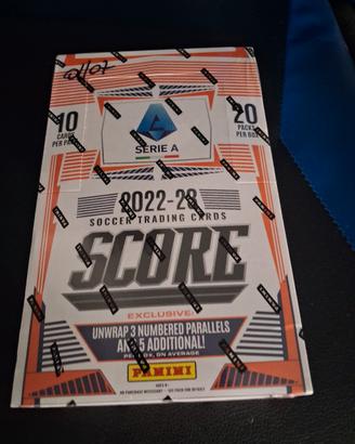 box panini score serie a 22 23 sigillato 