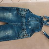 salopette jeans donna 