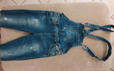 salopette jeans donna 