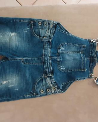 salopette jeans donna 