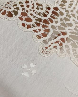 Stupendo Lenzuolo e Federe Lino Cantù e Ricami 