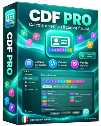CDF PRO per Mac – Calcolo e Verifica Codice Fiscal