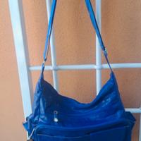 borsa a tracolla Gamaya blu elettrico Nuova