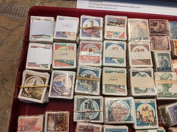 ITALIA SERIE ORDINARIE MAZZETTE FRANCOBOLLI