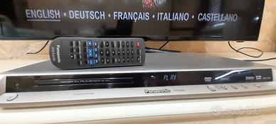 LETTORE DVD DIVX PANASONIC CD VCD SVCD +r-r+rw-rw