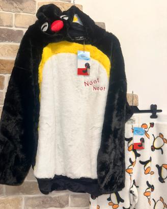Pingu set tuta felpa + pantaloni tg S