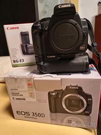 CANON 350 D solo corpo + battery grip
