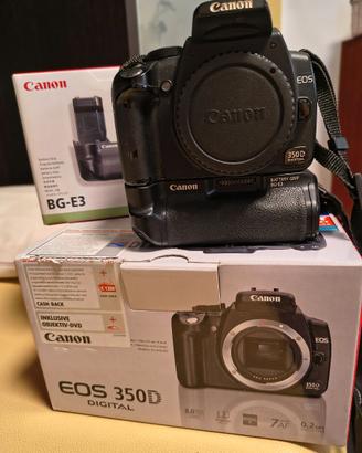 CANON 350 D solo corpo + battery grip