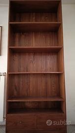 Scaffale Mobile Arredo Libreria Legno Massiccio