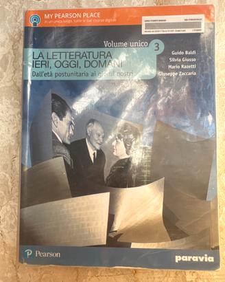 “La letteratura ieri,oggi,domani”-volume 3