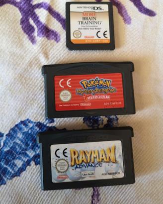 Giochi gba e Nintendo ds