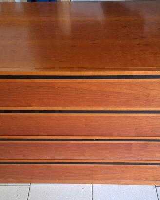 Gruppo camera vintage in legno 
