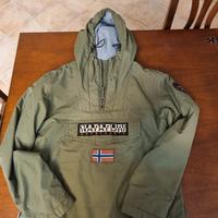 Giacca foderata in  pile Napapijri verde 