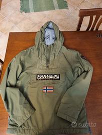 Giacca foderata in  pile Napapijri verde 