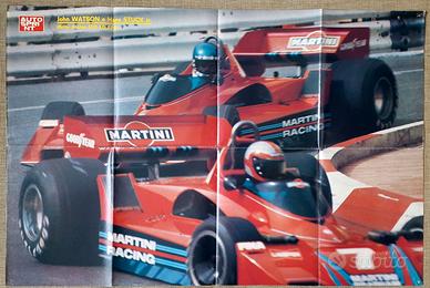 283 - POSTER - F1 -MARTINI BRABHAM BT45 ALFA ROMEO