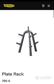 Plate rack Technogym come nuovo