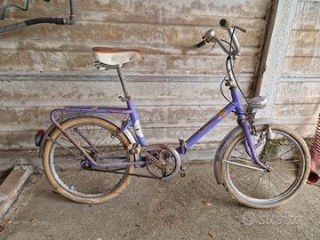 bicicletta pieghevole vintage 