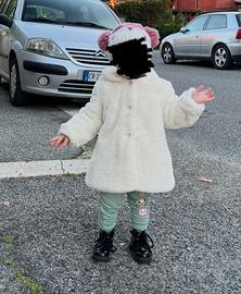 Pelliccia invernale bimba 3 anni