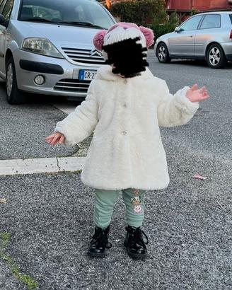 Pelliccia invernale bimba 3 anni
