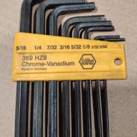 Chiavi a brugola in pollici