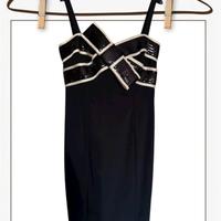 Abito nero Luisa Spagnoli-paillettes