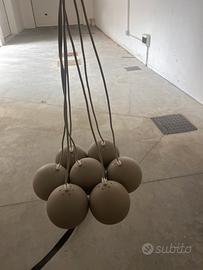Lampadario a grappolo 7 bulbi