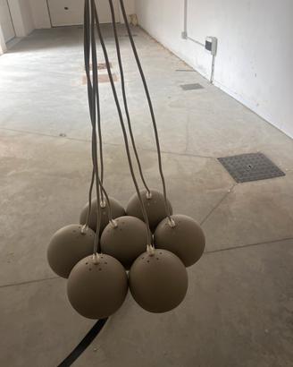 Lampadario a grappolo 7 bulbi