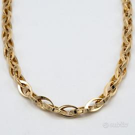 Collana donna in oro giallo 18 kt D.48