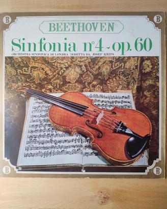 Vinile Beethoven sinfonia no 4 Op.60