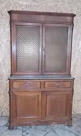 Credenza della Nonna con vetrina primi 900 noce