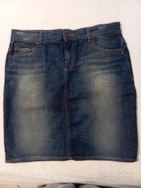 Gonna in jeans modello 5 tasche