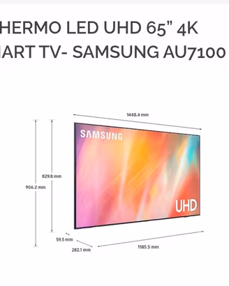 SCHERMO LED UHD 65” 4K Smart TV- SAMSUNG AU7100