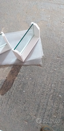 Mensole legno cristallo