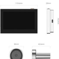 EZVIZ CP2 Spioncino Digitale 1080P WiFi Argento