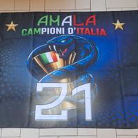 Bandiera Inter 150x90 Campioni D'italia 2025/2026