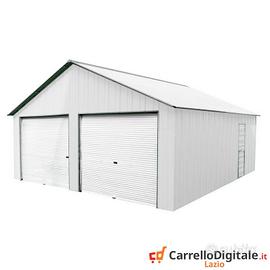 Box cantiere 666x724 due saracinesche bianco