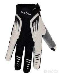GUANTO MOTO CROSS ENDURO FUORISTRADA S-LINE BIANCO