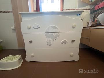 Cassettiera in legno Pali