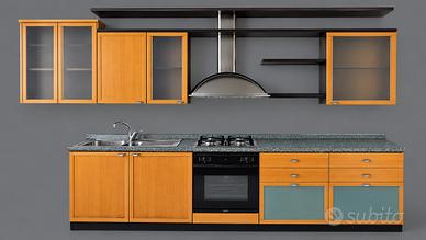 cucina lineare completa 