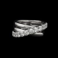 ANELLO A FASCIA ORO 18KT CON BRILLANTI 1.35 CT