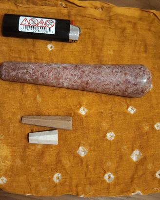 chillum marmo rosa kit completo