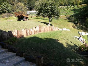 traversine ferroviarie di recupero